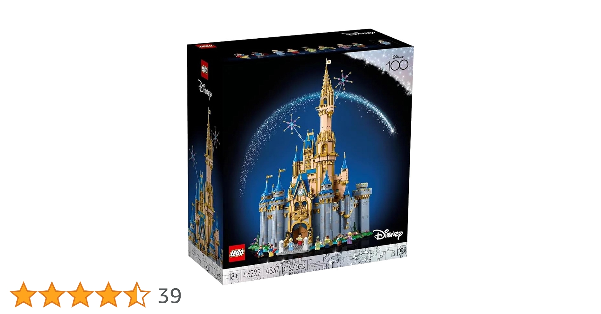 【新品】限定品　レゴ ディズニー キャッスル 43222 フィギュア付き Disney Castle 43222 | Disney™ | Buy online at the Official